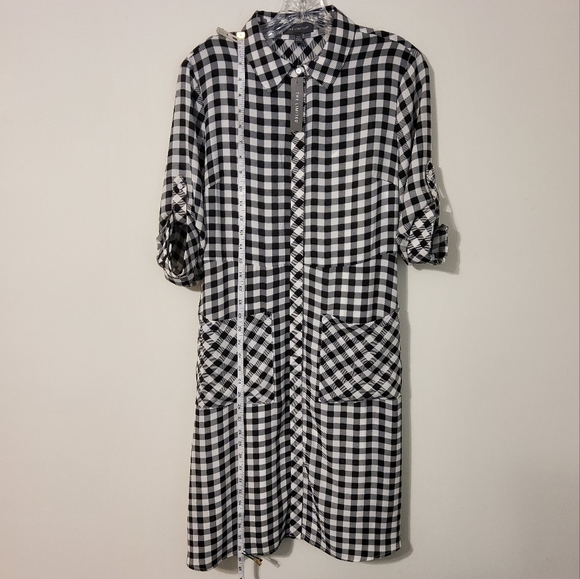 NWT!  The Limited Gingham Twill Black 3/4 Sleeve Size 10P - Picture 5 of 13
